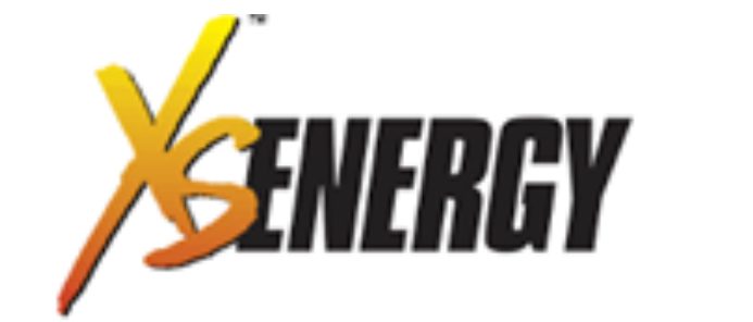 Partial logo of an energy drink brand with bold text.